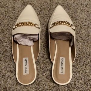 Steve Madden Forever Mule in Bone Crocodile